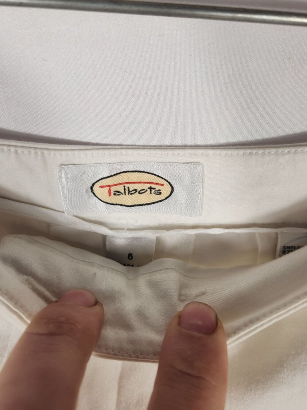 Talbots Womens Handkerchief Capri Pants Cotton Floral Old Money Resort 6 - Picture 3 of 5